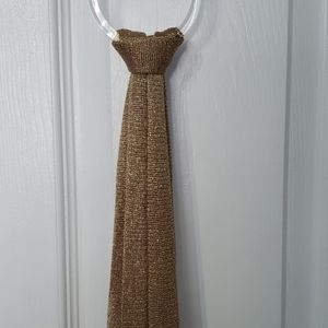 Lane Bryant  skinny scarf festive wedding gold